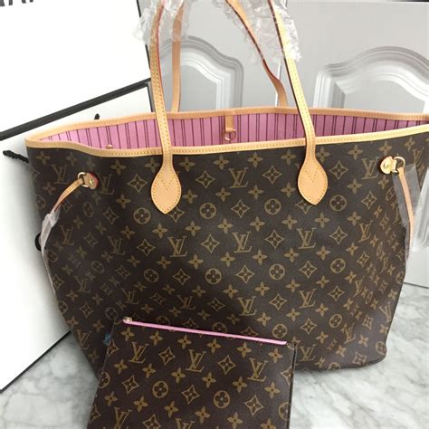 lv pink tote bag
